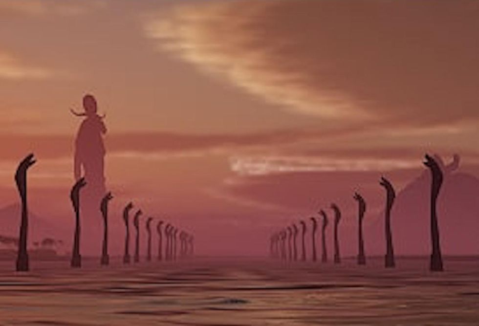 Immersive King Tut in Toronto, Ontario.