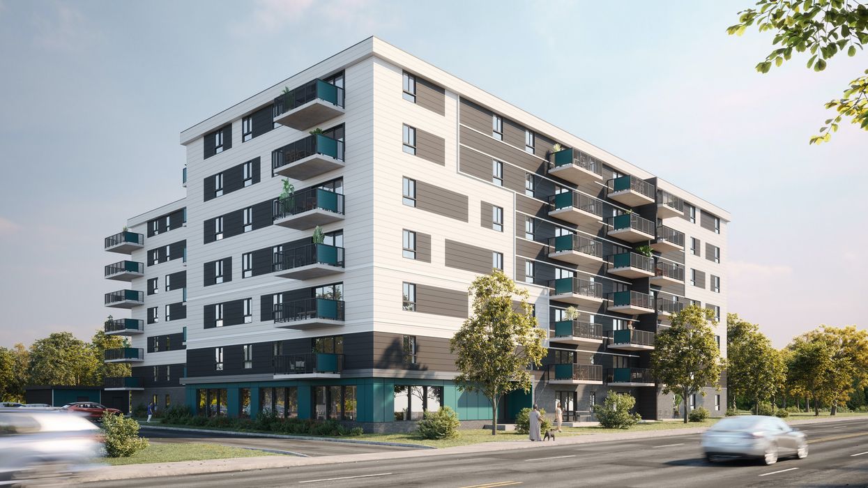 Immeuble à condos locatifs à Québec.