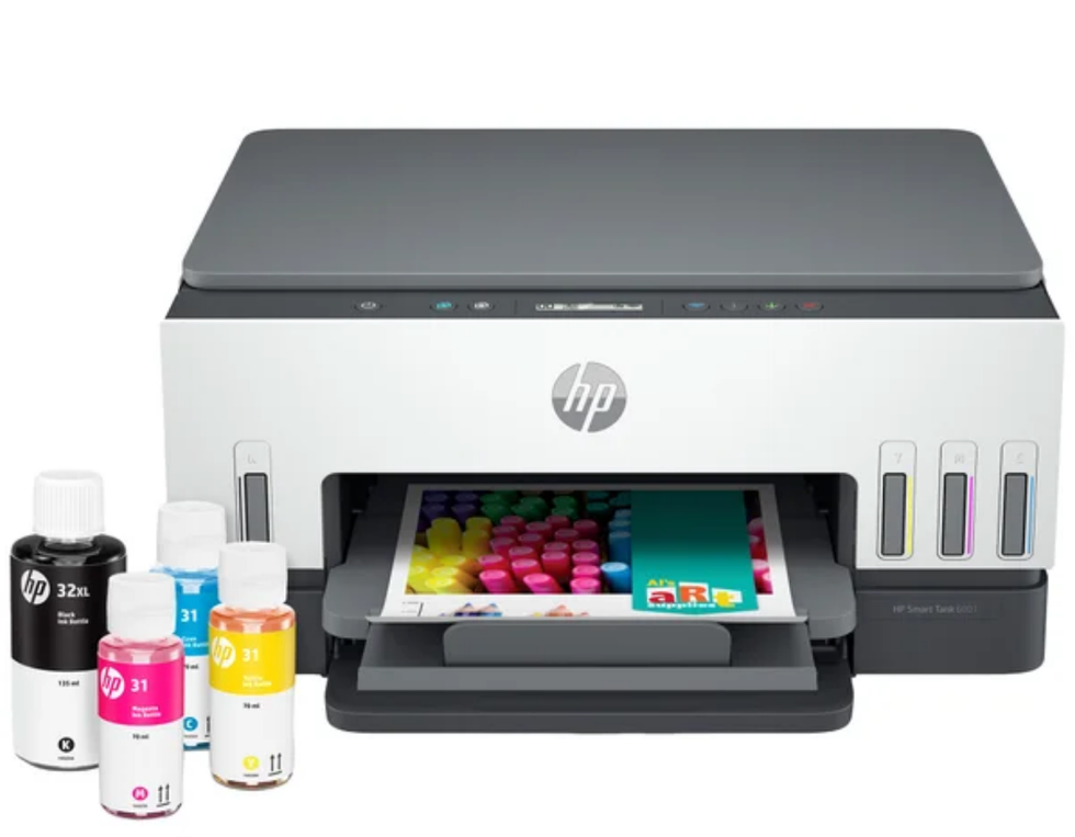 Imprimante tout-en-un Smart Tank 6001 de HP sur le site de Costco.