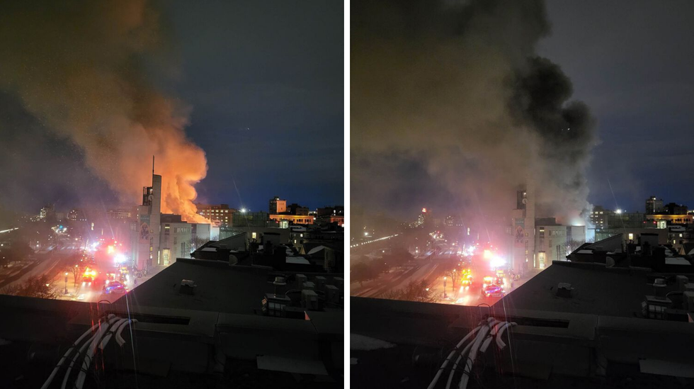 Incendie dans le Vieux-Montr\u00e9al, mars 2023.