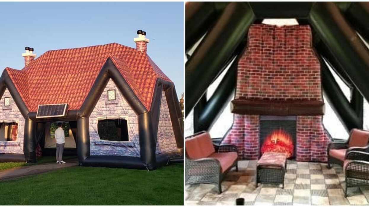 Inflatable Pub In Edmonton Turns Your Backyard Into An English Bar This Summer