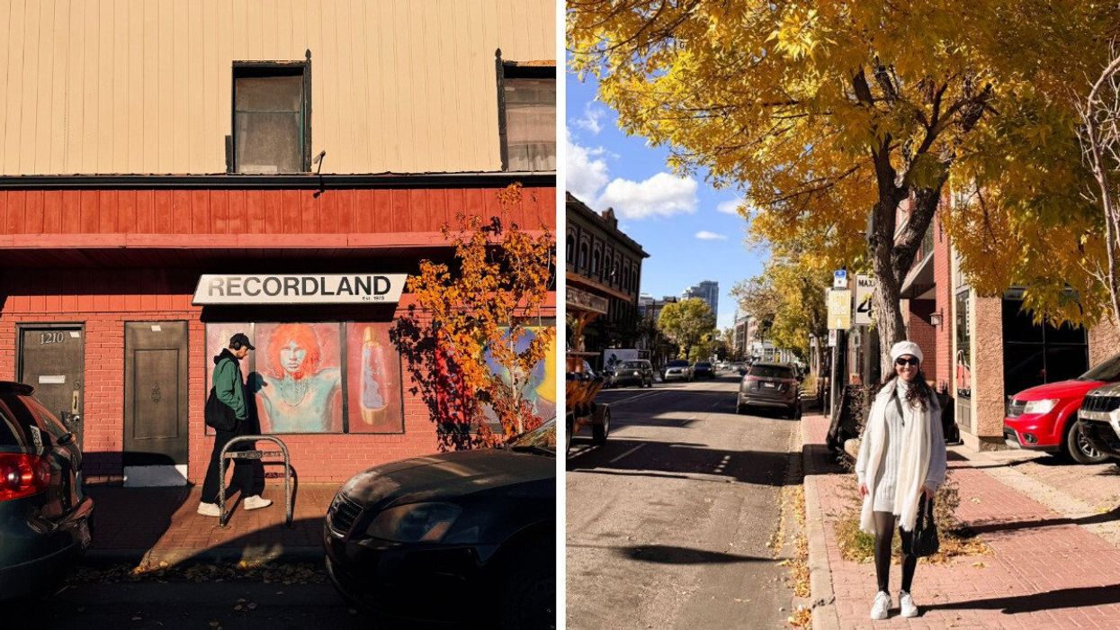 Inglewood in Calgary. Right: Calgary neighbourhood.