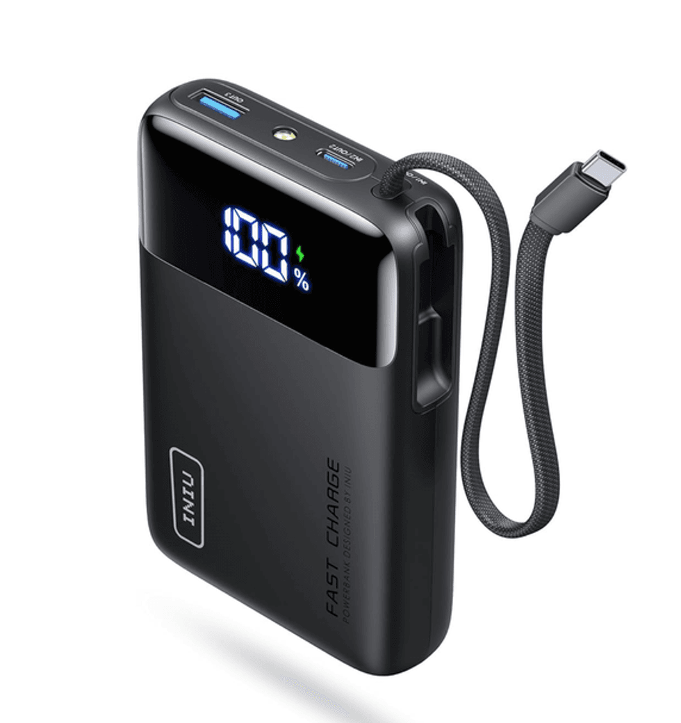 INIU 20000mAh Power Bank, Smaller 45W Fast Charging Travel Portable Charger