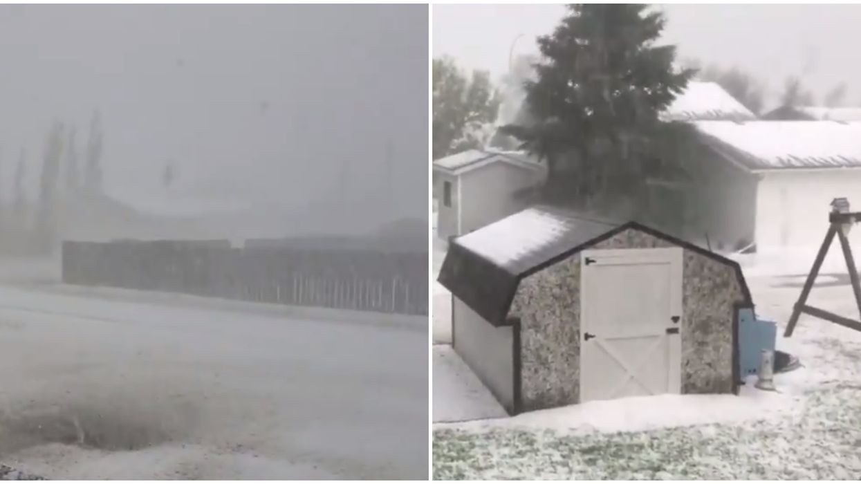 Innisfail Storm Has An Alberta Town Looking Like Christmas In July This Weekend (PHOTOS)