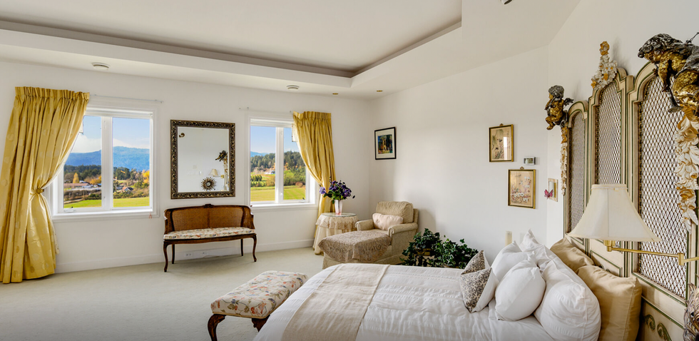 Inside bedroom of the home.
