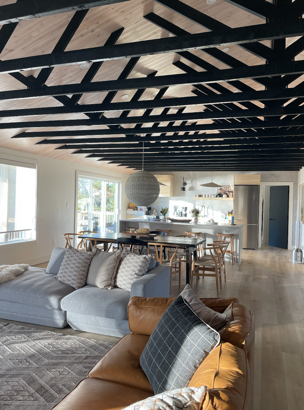 Inside of the cabin.