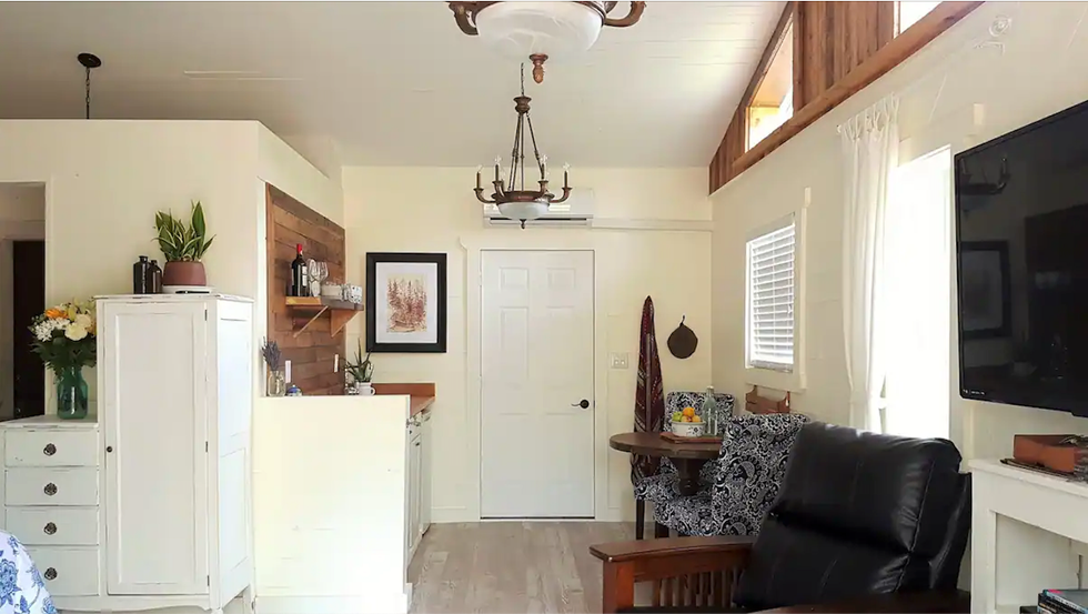 Inside the apartment at Saint Anns.