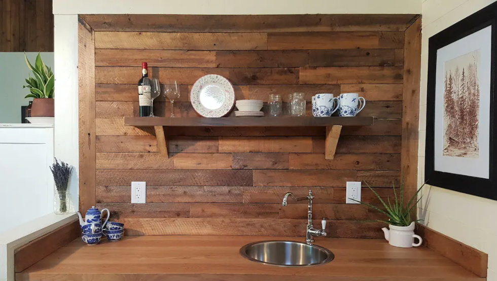 Inside the apartment at Saint Anns.