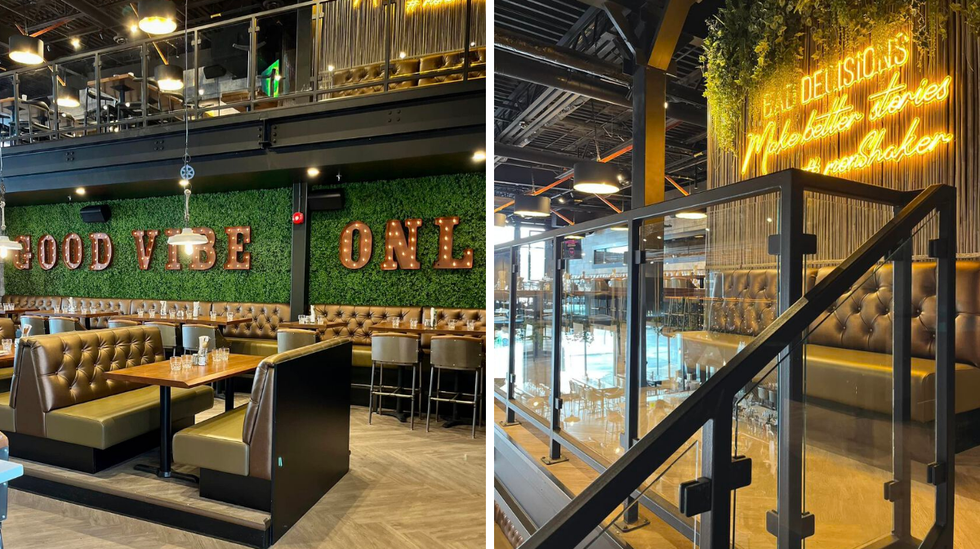 Int\u00e9rieur du restaurant.