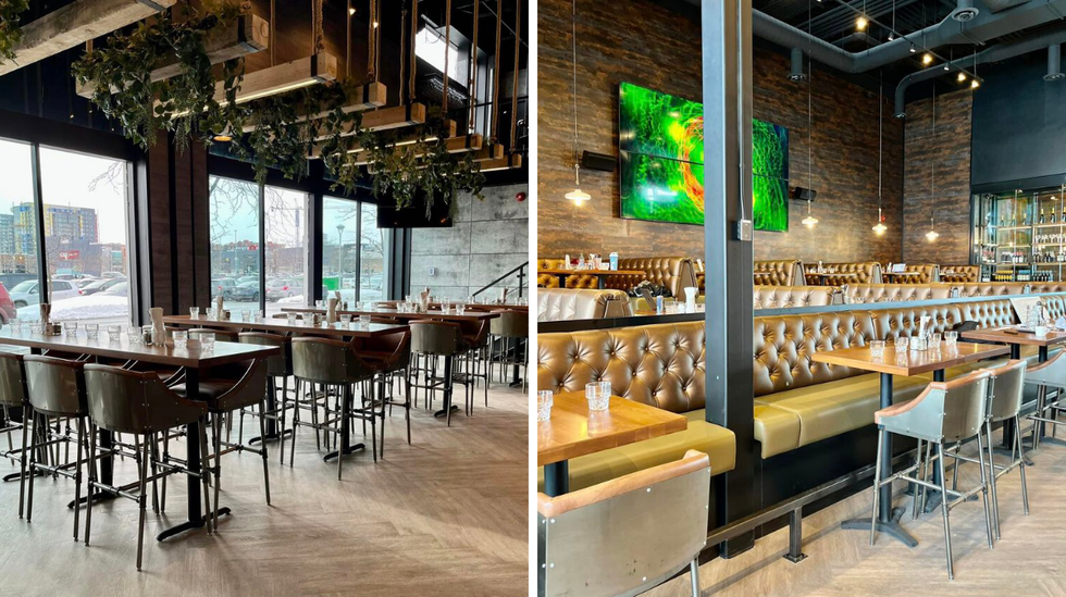 Int\u00e9rieur du restaurant.