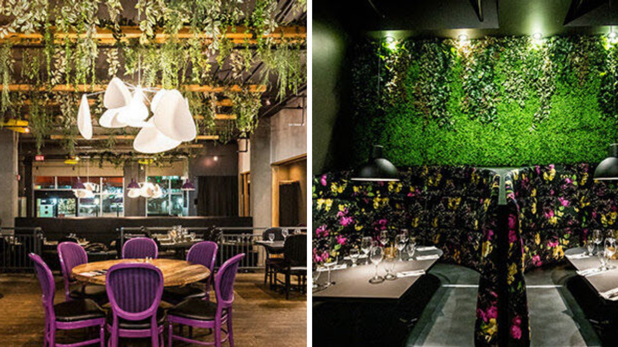 Intérieur du restaurant Côtes-à-Côtes à Québec.