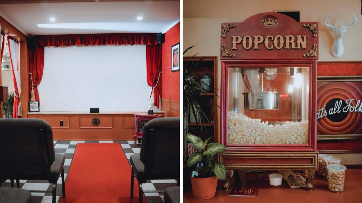 Interior of The Little Prince Cinema in Stratford, Ontario.