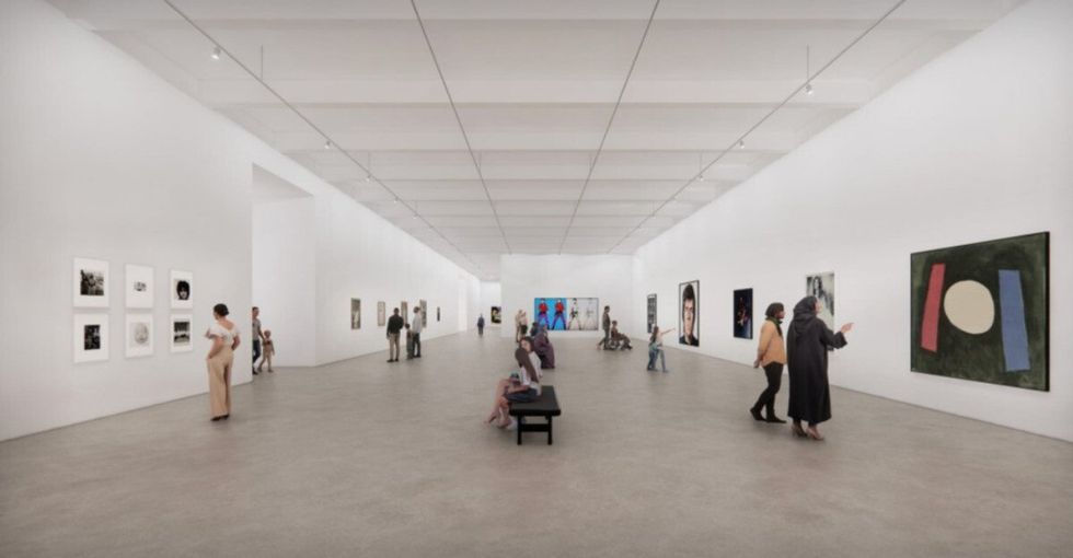 Interior view of the Dani Reiss Modern and Contemporary Gallery on sixth floor.