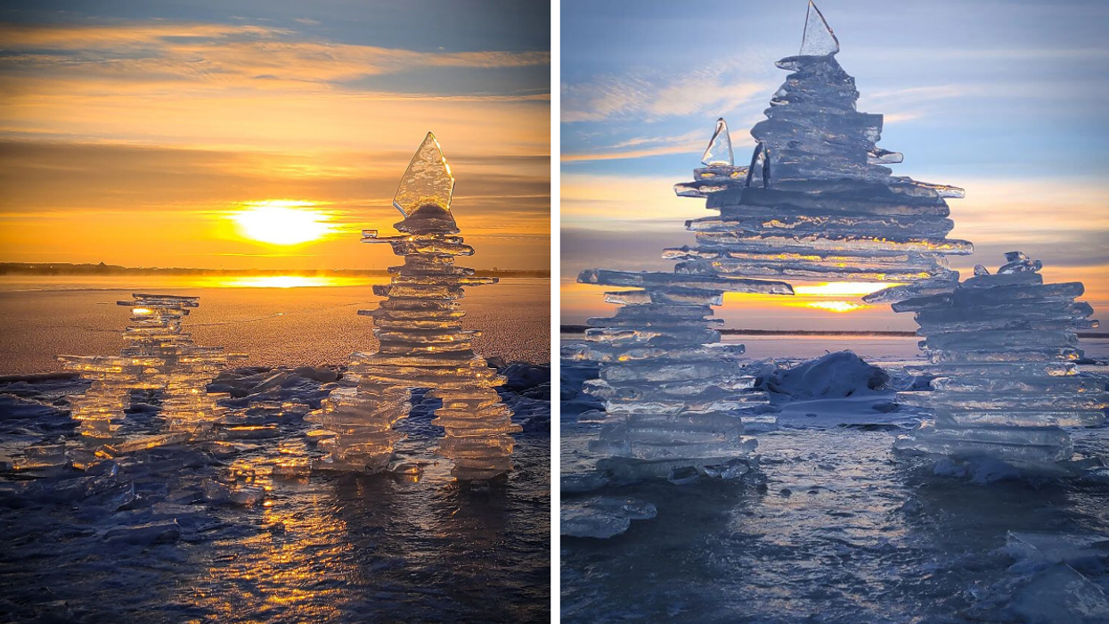 Inunnguat Made Of Ice Have Appeared Near The Ottawa River & They're Pure Winter Magic