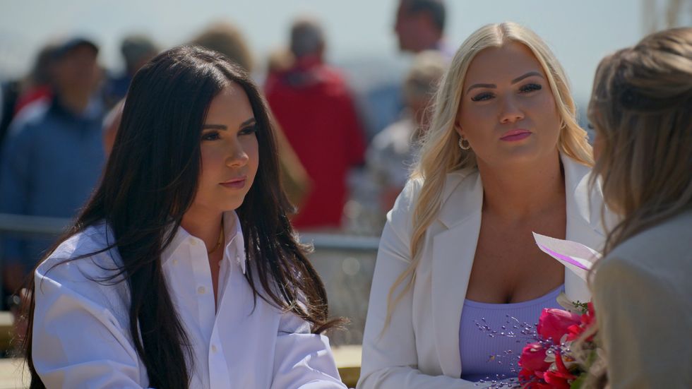Irina and Shelby on Love Is Blind: After the Altar Season 4.