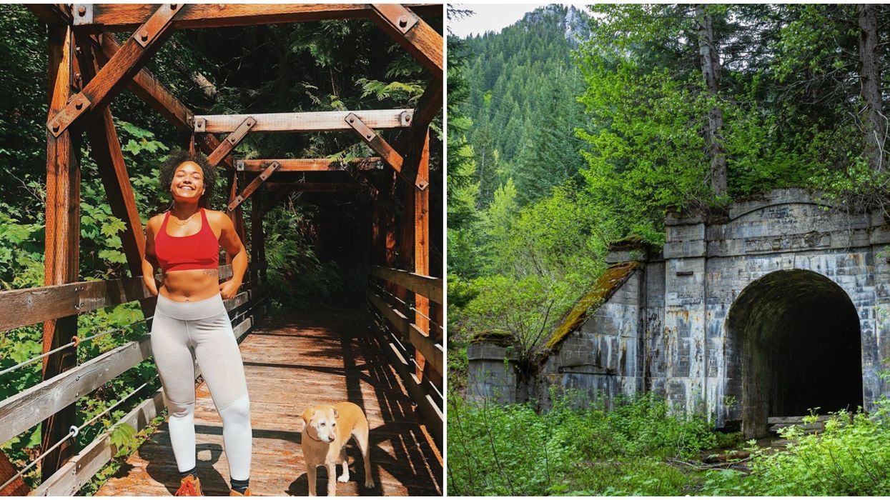 Iron Goat Trail In Washington Has Spooky Haunted Tunnels To Explore