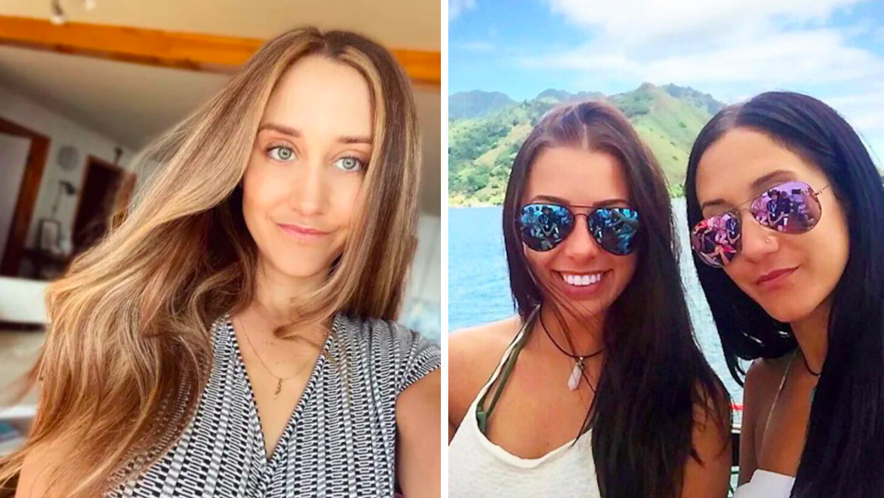 Isabelle Lagacé. Droite : Mélina Roberge et Isabelle Lagacé.