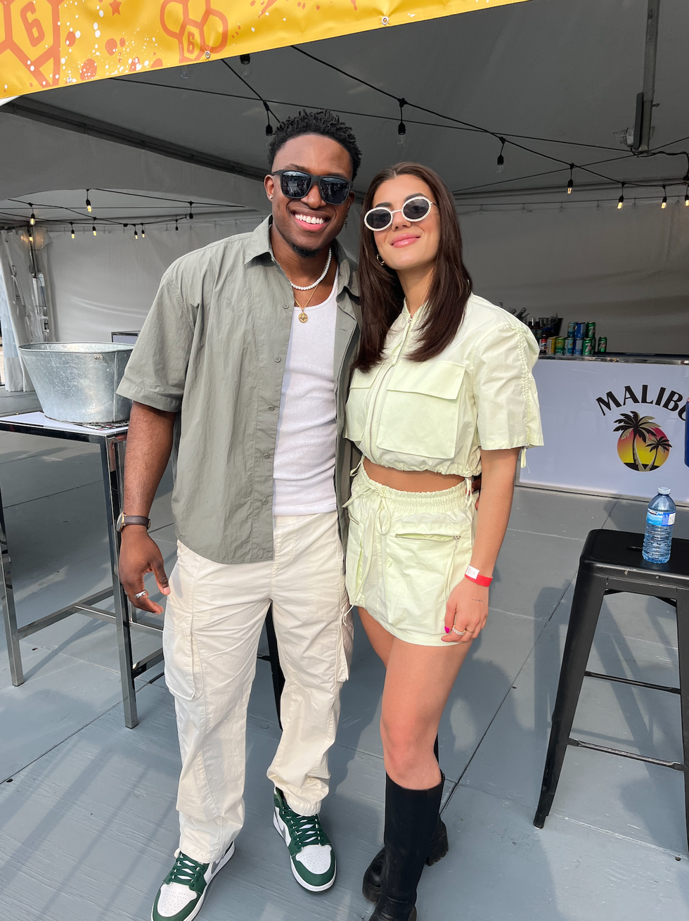 Isma\u00ebl Dumerlus et Megan Cyr.