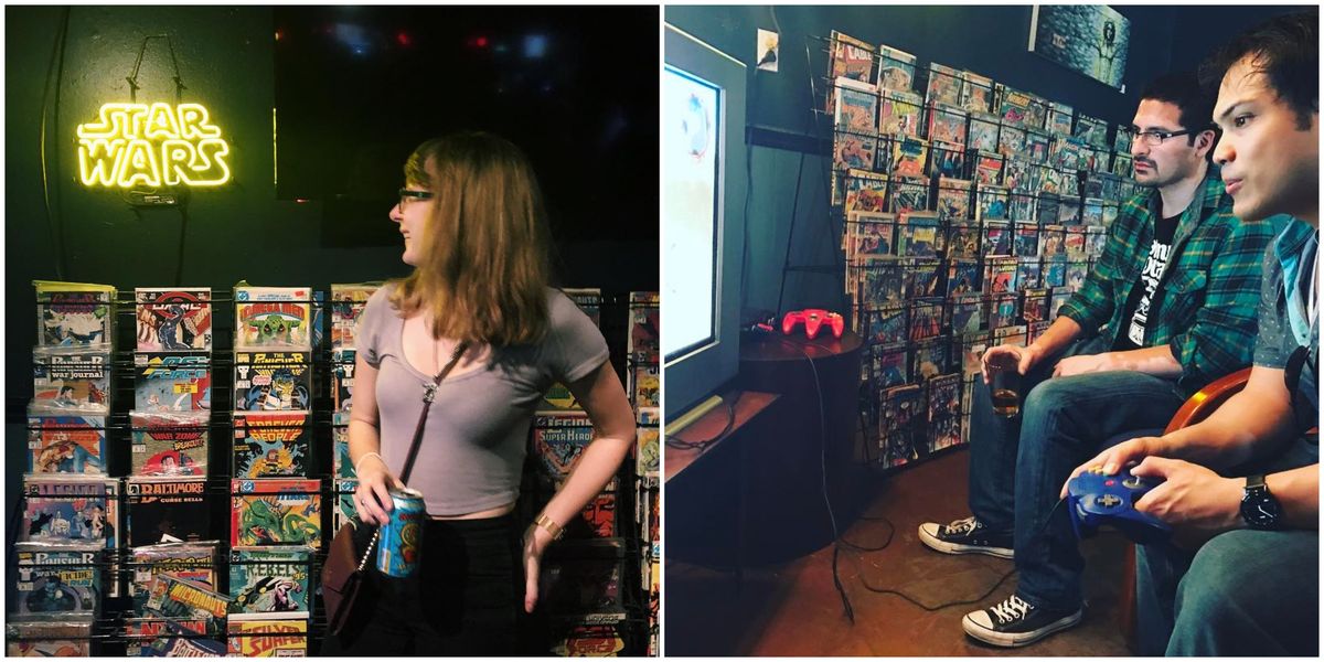 This Houston Video Game Bar Has Free Games & Drinks Narcity