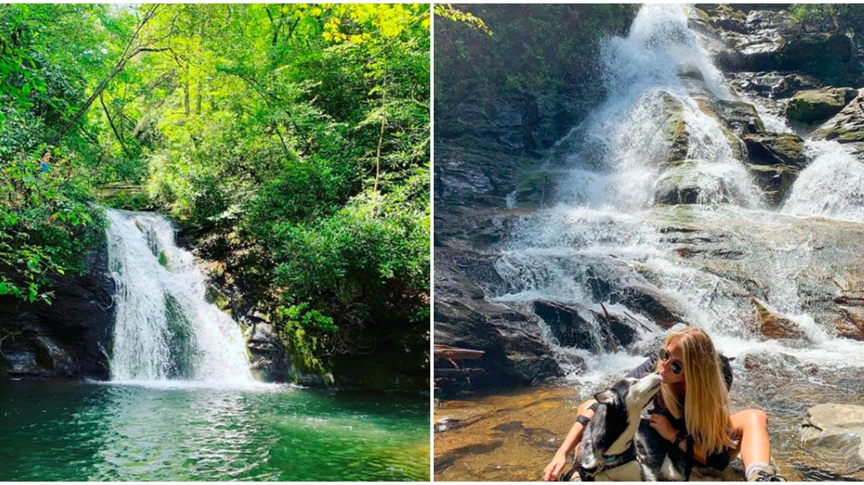 It's no secret that August is the hottest month of the year in Georgia and with the overwhelming heat and humidity, you may prefer being inside where there's AC. However, hiking doesn't always have to involve sweating bullets because there are plenty of waterfalls in Georgia to help keep you chill. This natural swimming pool in the northern part of the state is fed by refreshing rapids that are a true post-hike reward.