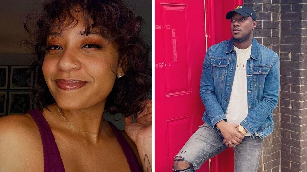 Iyanna McNeely. Right: Jarrette Jones.
