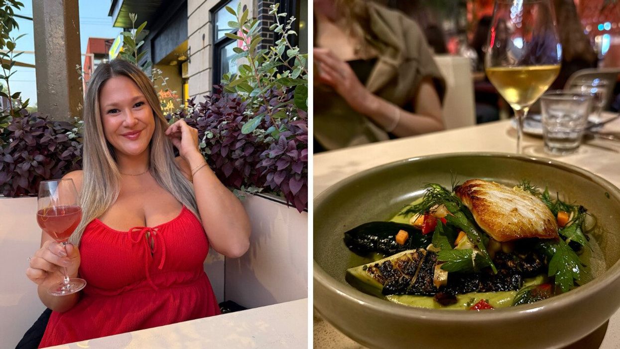 Izabelle Bee au vinvinvin. Droite : La joue de flétan du vinvinvin.