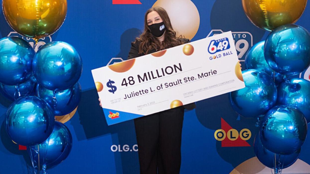 Jackpot winner Juliette Lamour