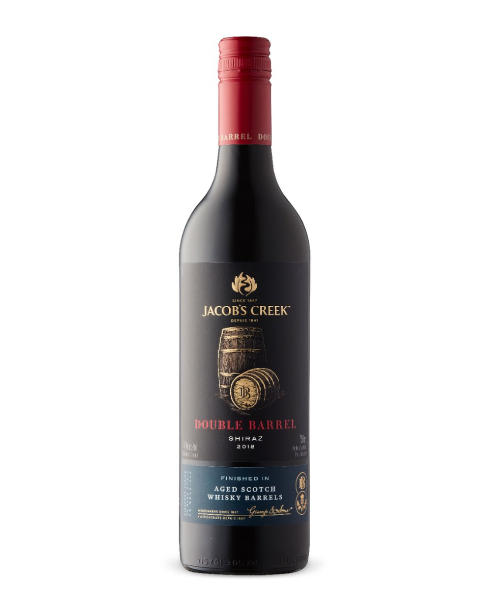 Jacob's Creek Double Barrel Shiraz.