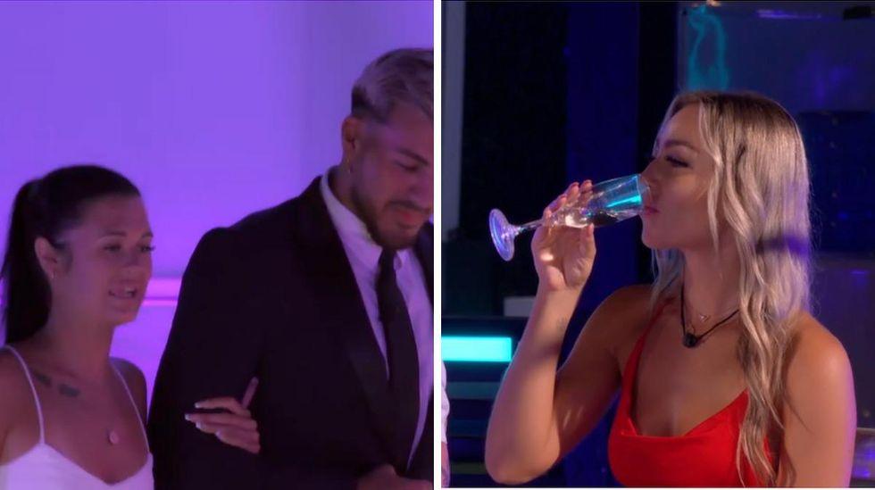 Jade et Shady lors de la finale. Megan de L'\u00eele de l'amour.