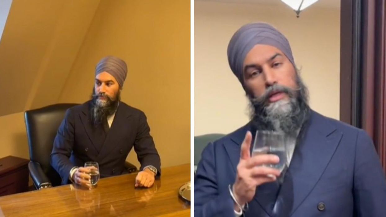 Jagmeet Singh Is Back On TikTok & Taking Aim At Justin Trudeau's 'All Talk' Government