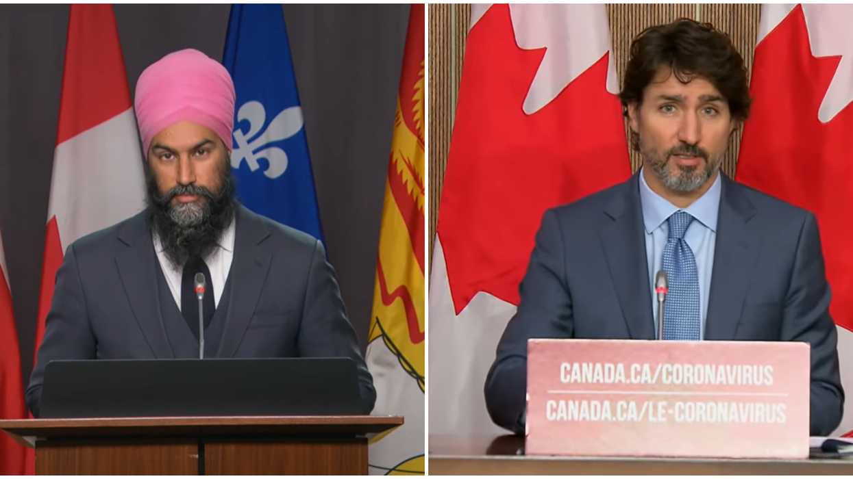 Jagmeet Singh & Justin Trudeau Aren't Agreeing But The NDP Won't Give The PM An Election