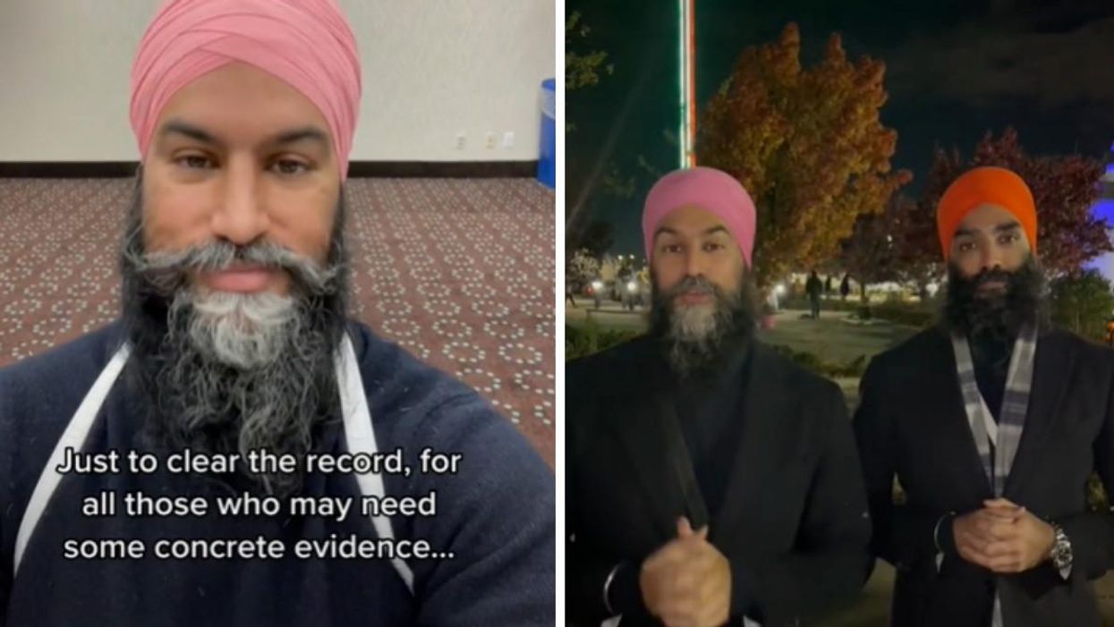 Jagmeet Singh Made A TikTok With His Brother To Show That They're Not The Same Person