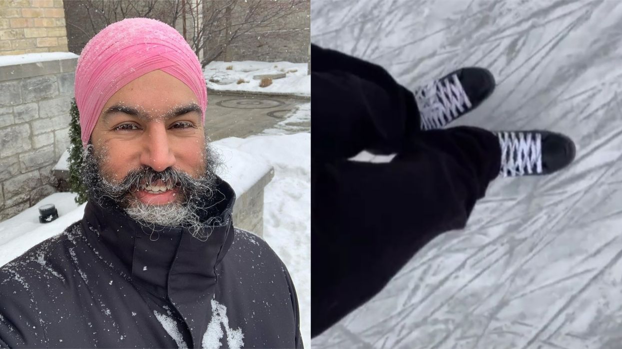 Jagmeet Singh's Instagram Snow Selfie Is So Wholesome & Canadian