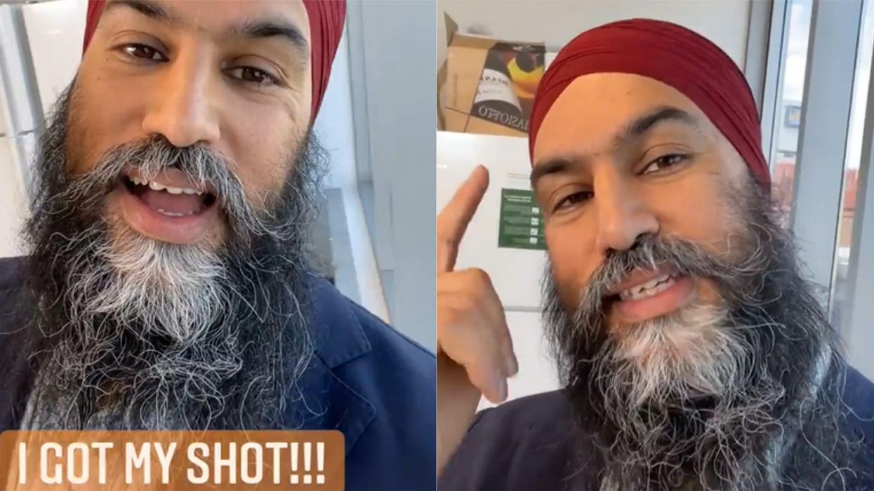 Jagmeet Singh's Vaccine Dose Gave Minor Side Effects But He's OK