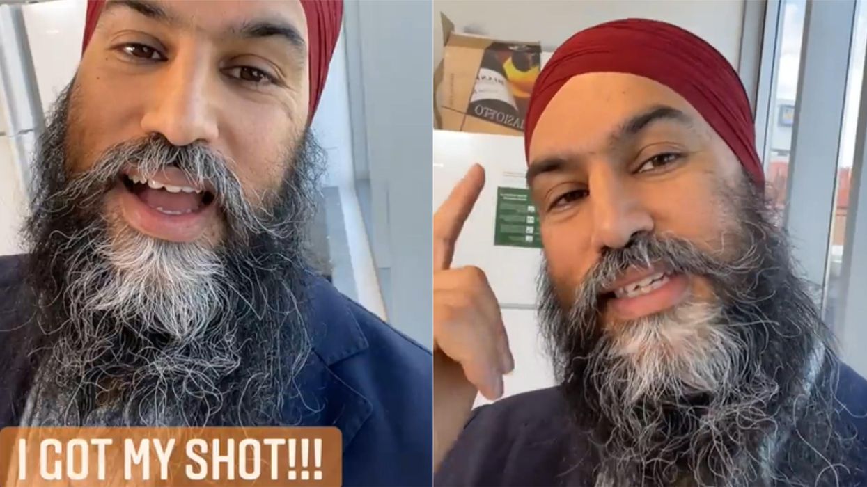 Jagmeet Singh's Vaccine Dose Gave Minor Side Effects But He's OK