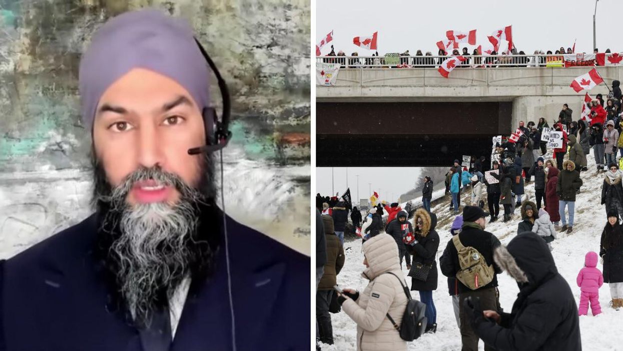 Jagmeet Singh Says The Freedom Convoy's Goal Is To 'Overthrow The Government'