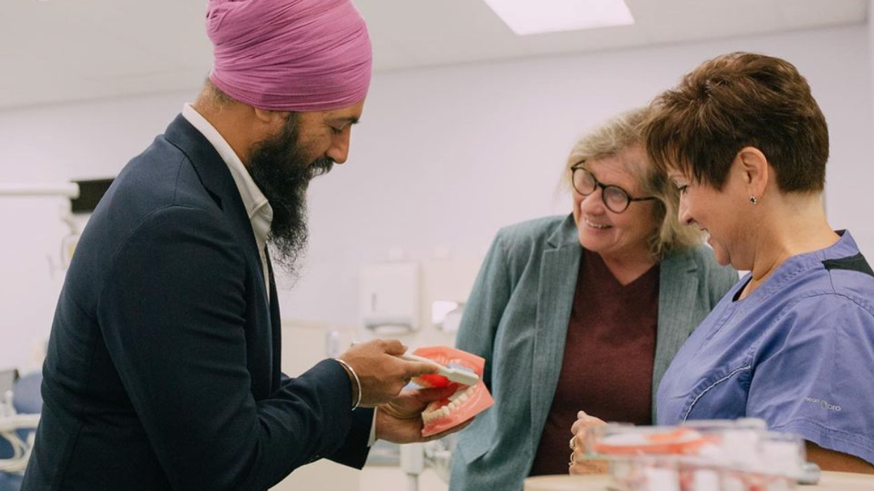 Jagmeet Singh Says The NDP Will Bring Dental To Families Who Make Under 90K A Year