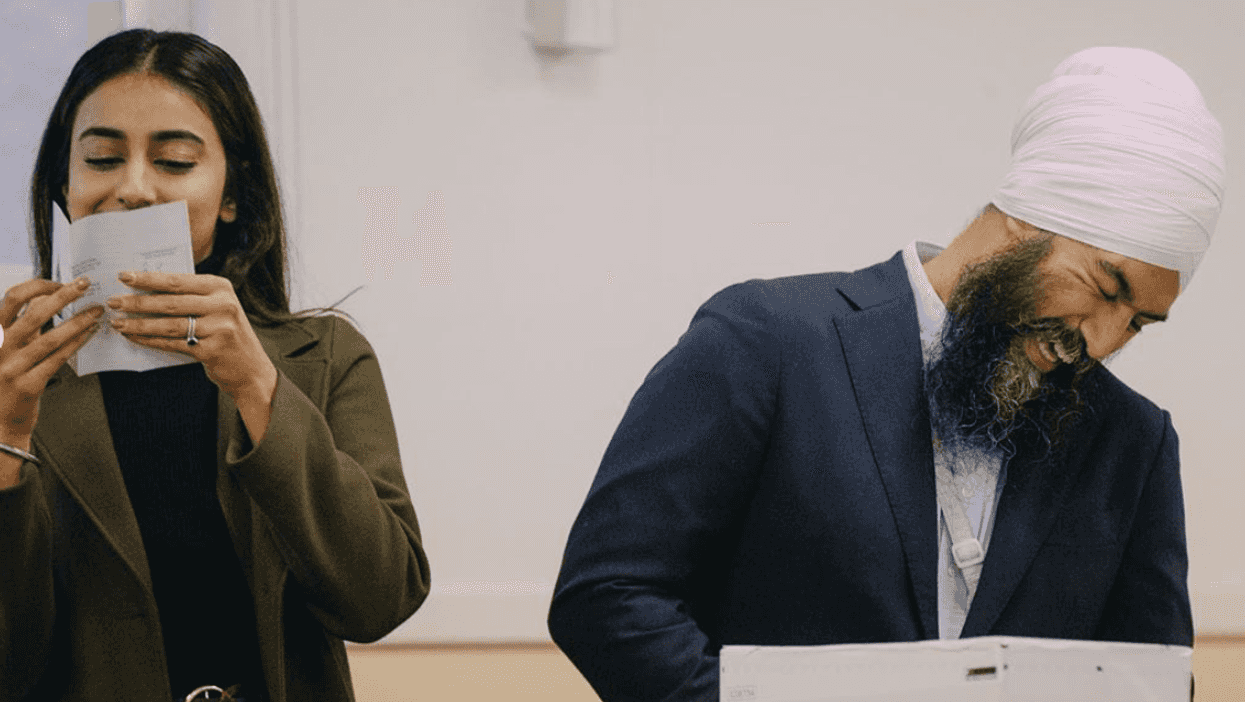 Jagmeet Singh Shared His BC Election Selfie & Says He Voted For A 'Better Future' (PHOTO)