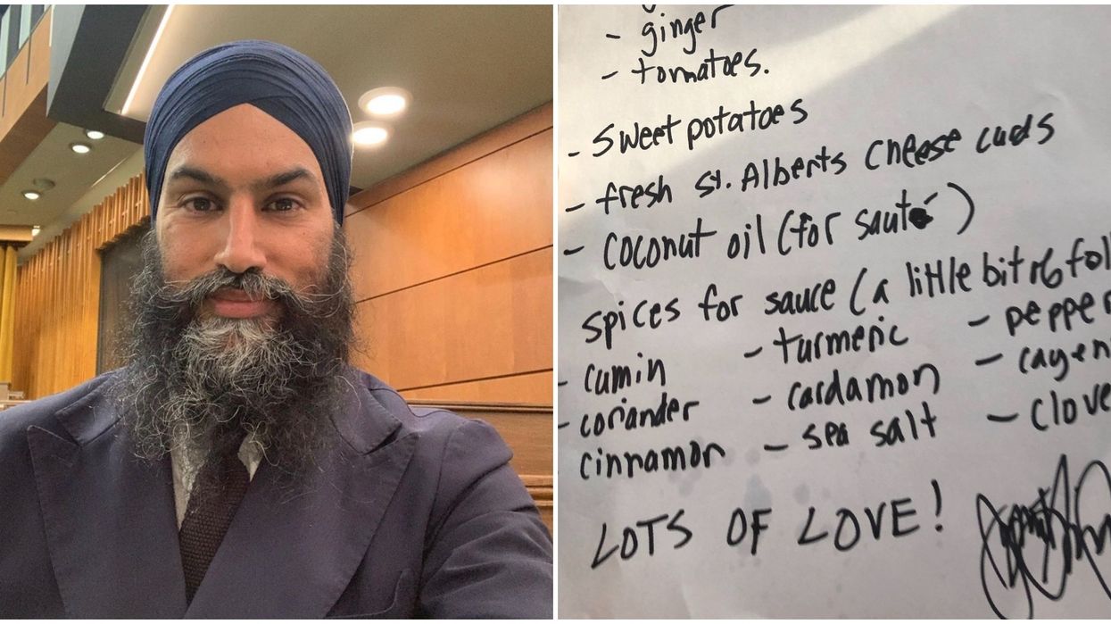 Jagmeet Singh Shared His Famous Punjabi Poutine Recipe Again For Canadian Thanksgiving
