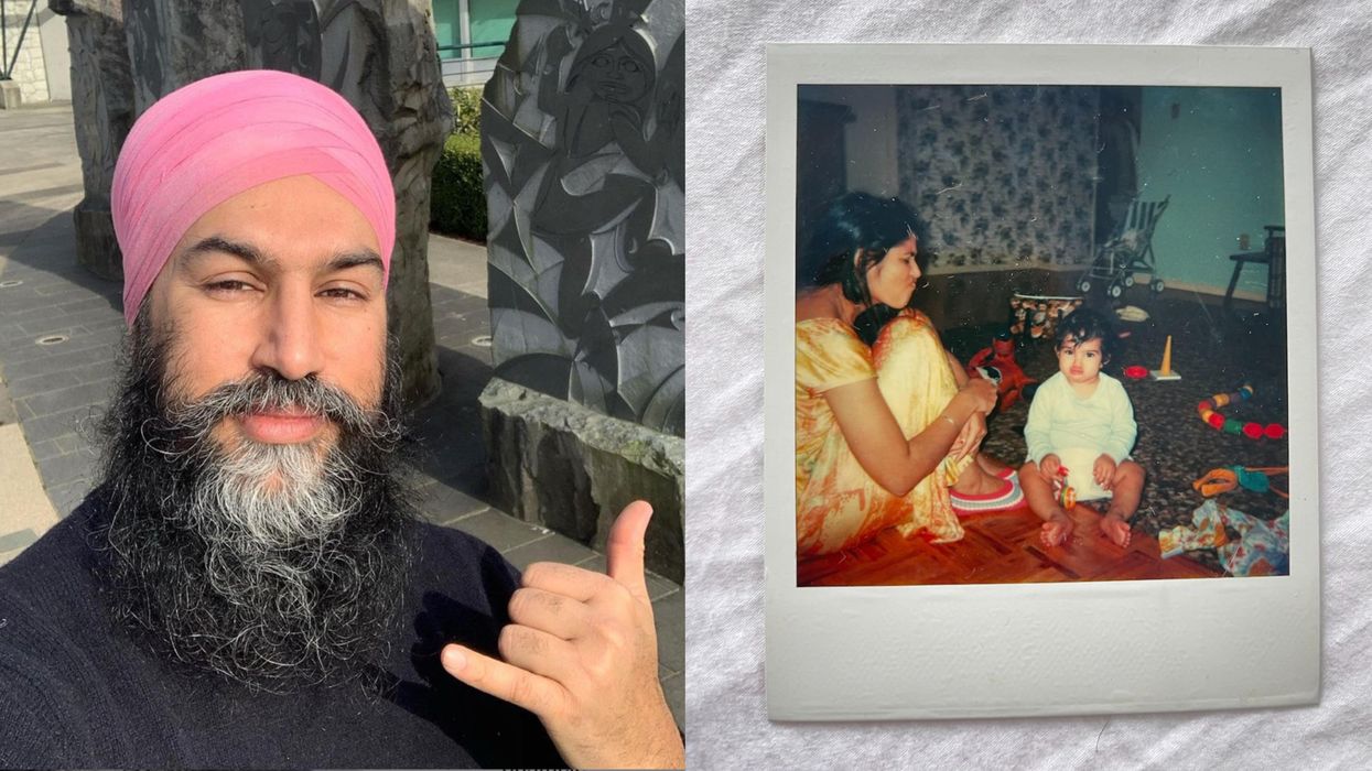Jagmeet Singh Shared The Perfect Throwback Baby Pic On Mother’s Day