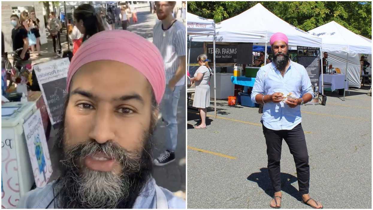 Jagmeet Singh Was In BC & Is Obsessed With The Farmers Markets