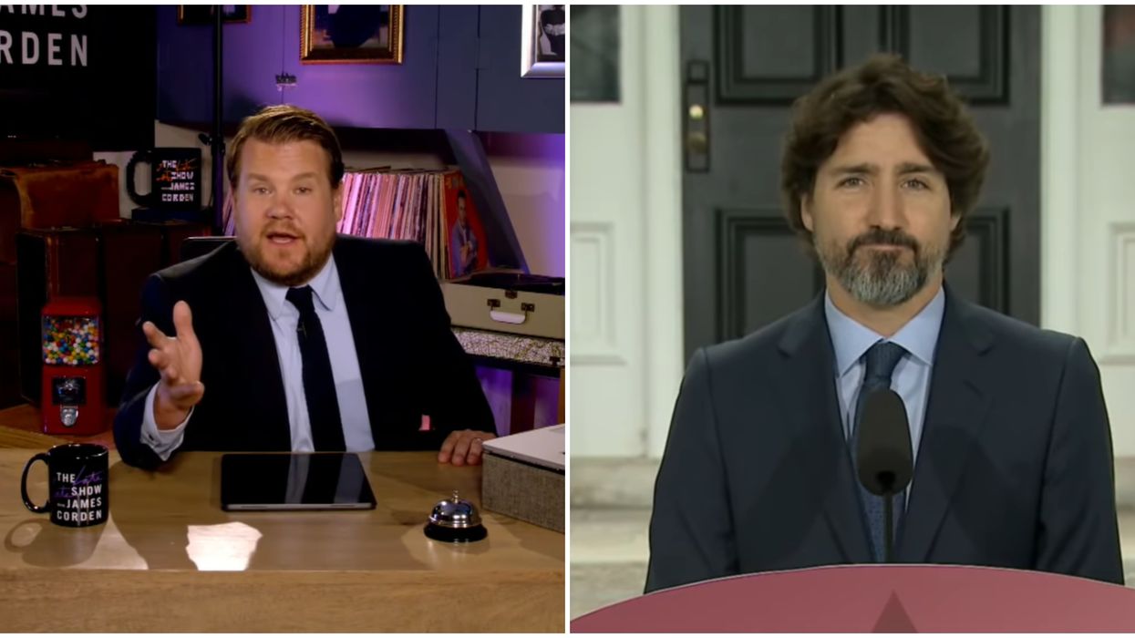James Corden's Justin Trudeau Spoof Poked Fun At The 21 Seconds Of Silence