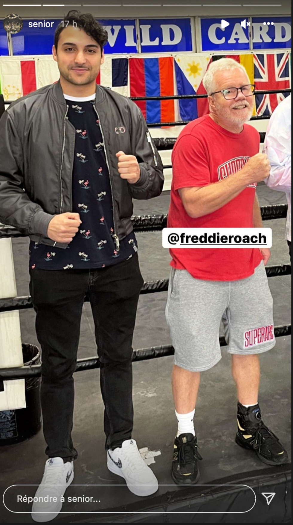 James William Awad et Freddie Roach.