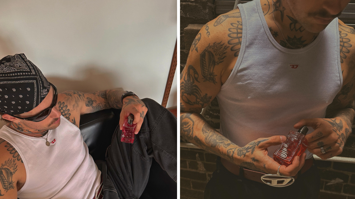 Jamie Watt d’OD partage l’accessoire indispensable de son look pour OSHEAGA : L’Eau de Parfum D RED de Diesel