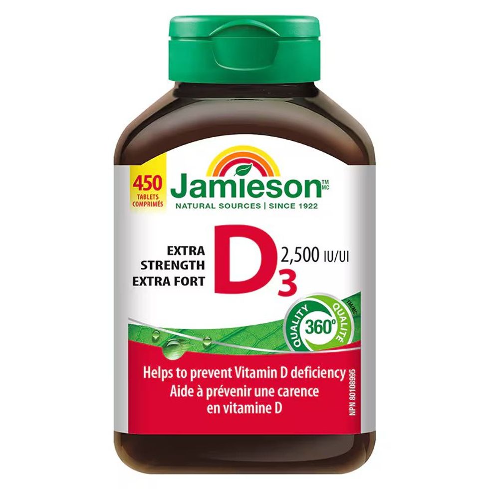 Jamieson extra-strength vitamin D3, 450 tablets.