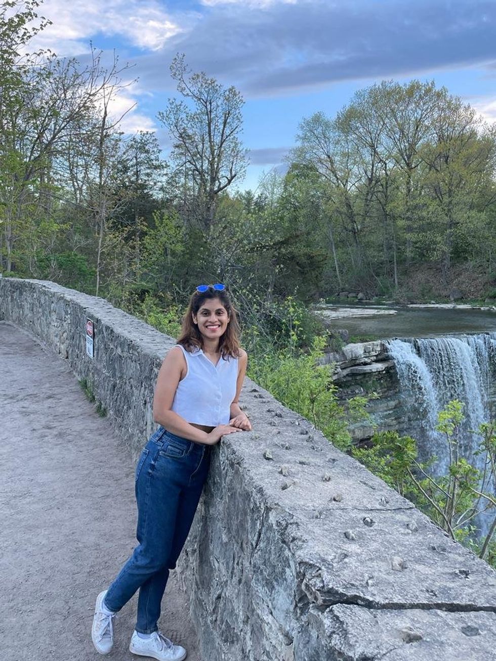 Janice Rodrigues at Ball's Falls.