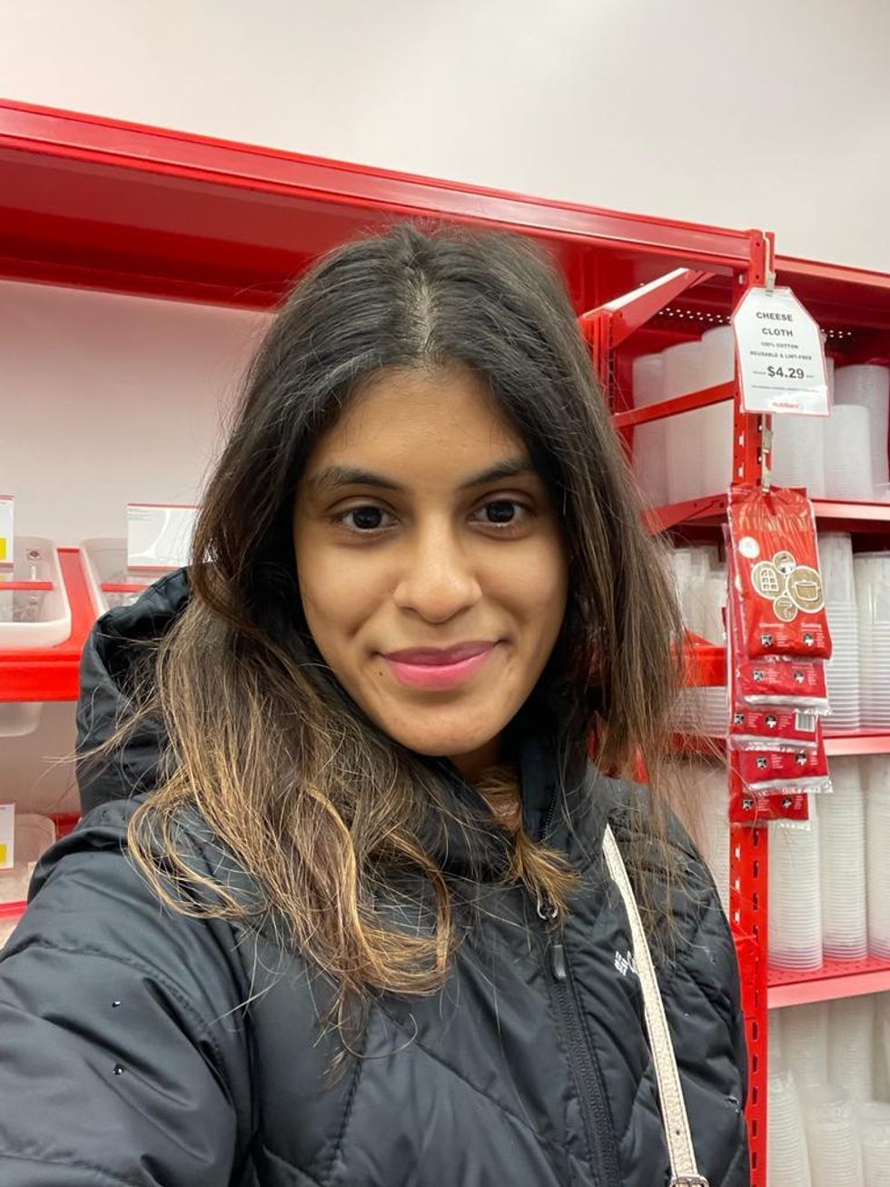 Janice Rodrigues in Bulk Barn.