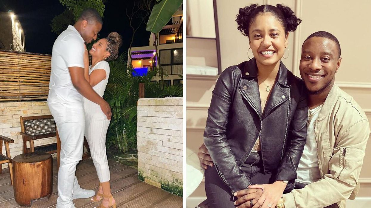 Jarrette Jones and Iyanna McNeely of "Love Is Blind."