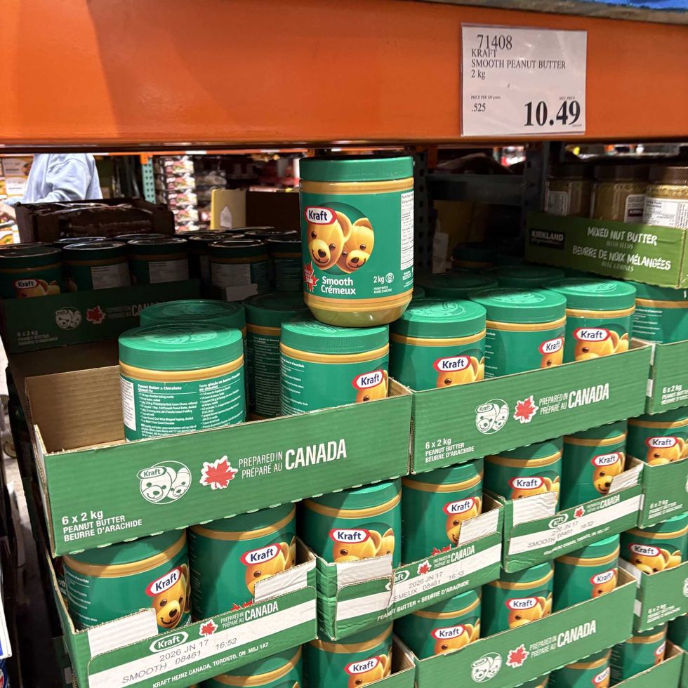jars of \u200bKraft peanut butter at Costco