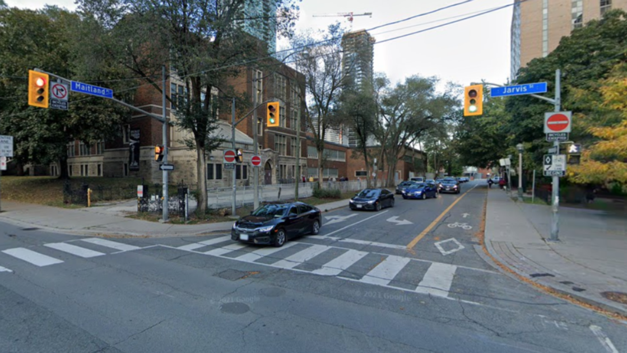 Jarvis Street and Maitland Place.